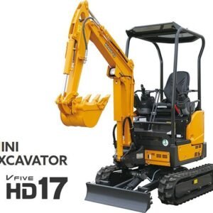Kato HD17V5 1.7 Ton Mini Excavator - 15.5 HP Zero Tail Swing