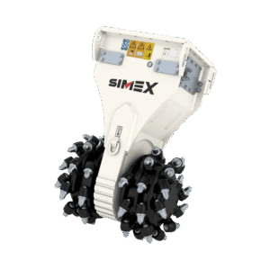 SIMEX TF 800 Cutter Wheel - 6-12t Excavator Attachment