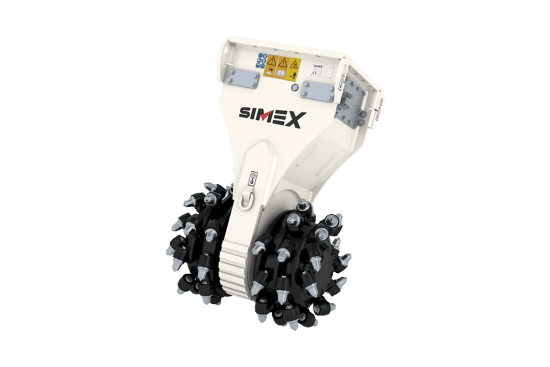 SIMEX TF 800 Cutter Wheel - 6-12t Excavator Attachment