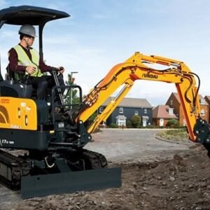 Hyundai R17Z-9A 1.7 Ton Mini Excavator – Zero Tail Swing