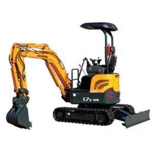 Hyundai R17Z-9A 1.7 Ton Mini Excavator - Zero Tail Swing