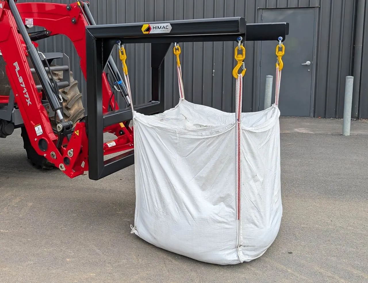 Himac 1100kg Skid Steer Bulk Bag Lifter - Image 3