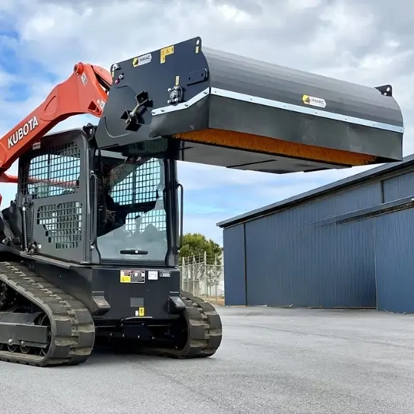 Himac 1800mm Skid Steer Bucket Broom - Image 3