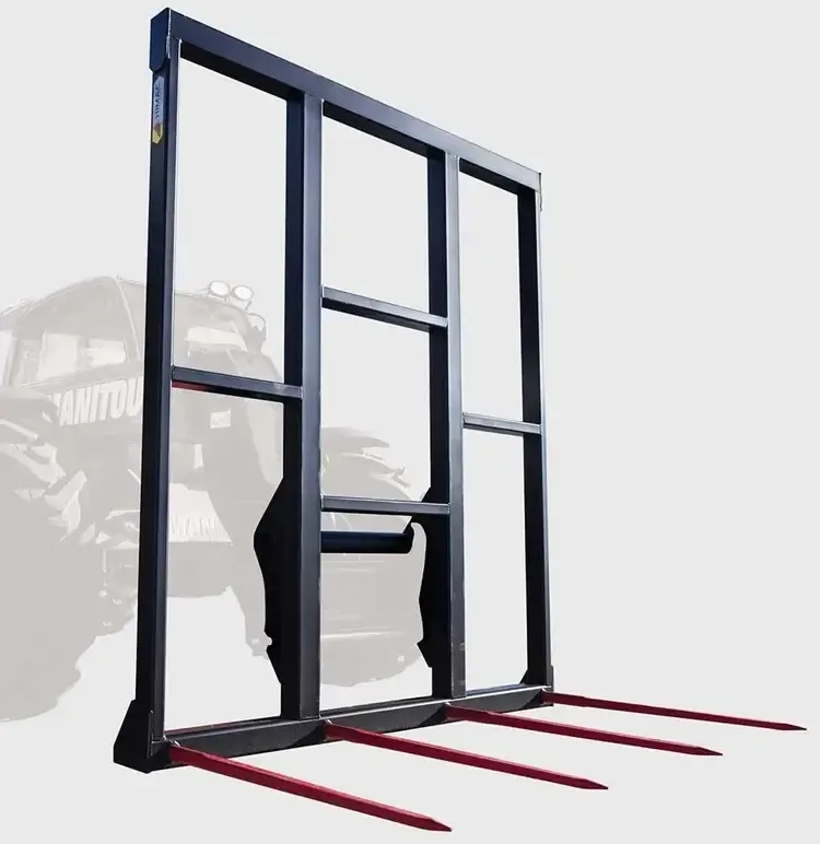 Himac Telehandler Hay Forks - 4 Spears