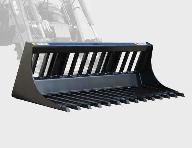 Himac 1800mm Euro Tractor Power Rake Bucket