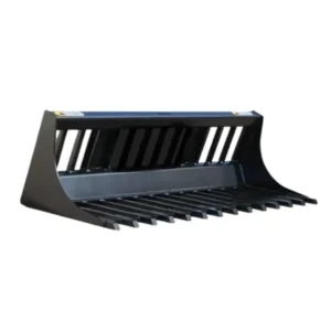 Himac Skid Steer Power Rake Bucket