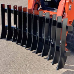 Himac 1500mm ASV Compact Skid Steer Stick Rake