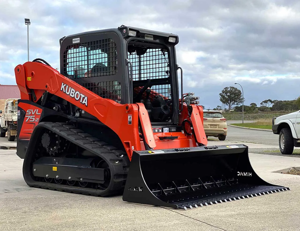Himac 1500mm Skid Steer Rock Bucket - Image 2