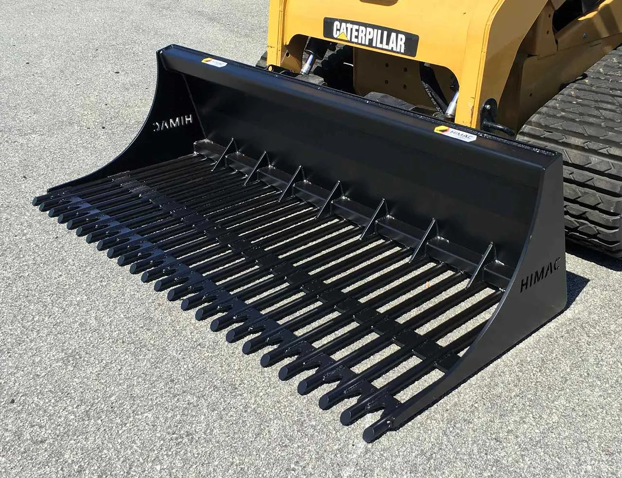 Himac 1500mm Skid Steer Rock Bucket - Image 5
