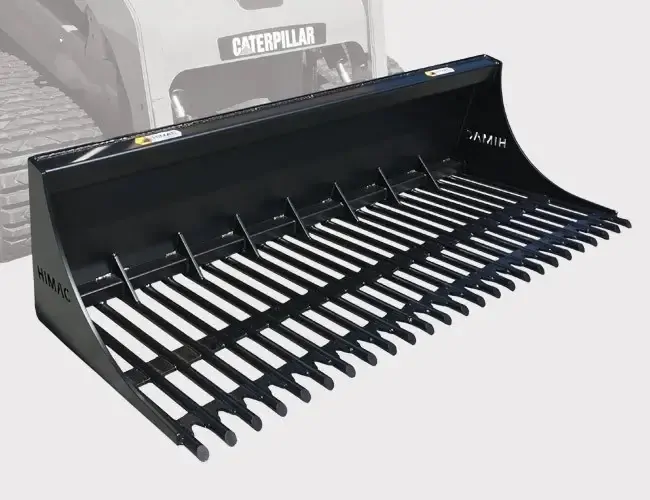 Himac 1500mm Skid Steer Rock Bucket