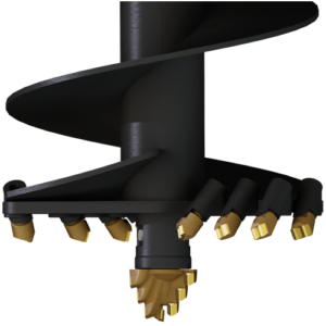 Auger Torque S5 Rock Auger – 75mm Square Hub