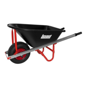 Silvan 100L Poly Tray Steel Handle Wheelbarrow Kit - 5 Pack