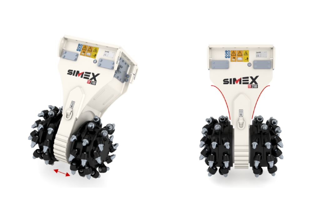 SIMEX TF 800 Cutter Wheel - 6-12t Excavator Attachment - Image 5