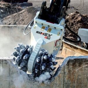 SIMEX TF 800 Cutter Wheel – 6-12t Excavator Attachment