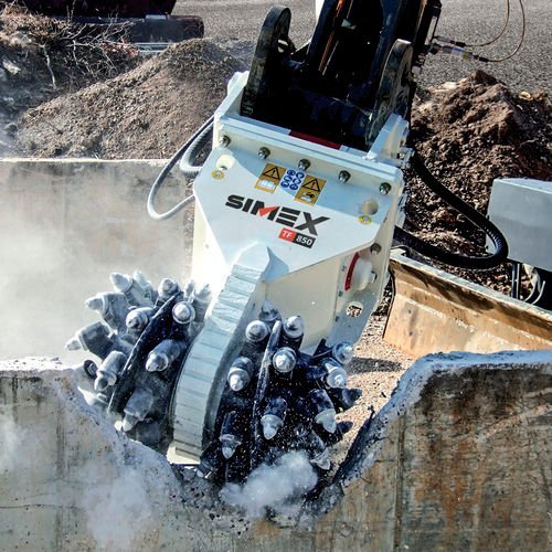 SIMEX TF 800 Cutter Wheel - 6-12t Excavator Attachment - Image 2