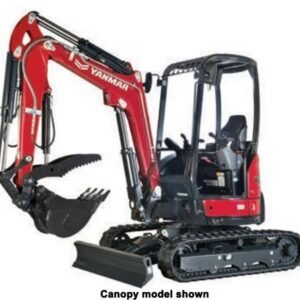 Yanmar Vio25-6 2.5 Ton Mini Excavator – True Zero Tail Swing